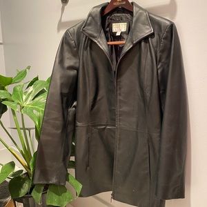 Worthington Black Leather Jacket